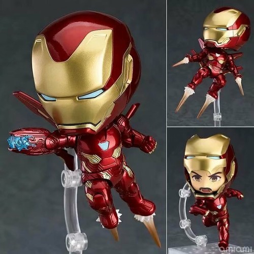 Anime 988 Iron Man Mark 50 Infinity Edition PVC Mini Action Figure Toy N B 10cm | eBay